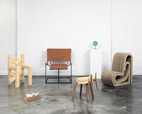 AI interpretations of iconic modernist furniture is brought to life for exhibition in barcelona